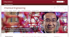 Desktop Screenshot of che.umass.edu
