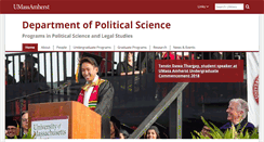 Desktop Screenshot of polsci.umass.edu