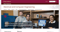 Desktop Screenshot of ece.umass.edu