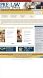 Mobile Screenshot of prelaw.umass.edu
